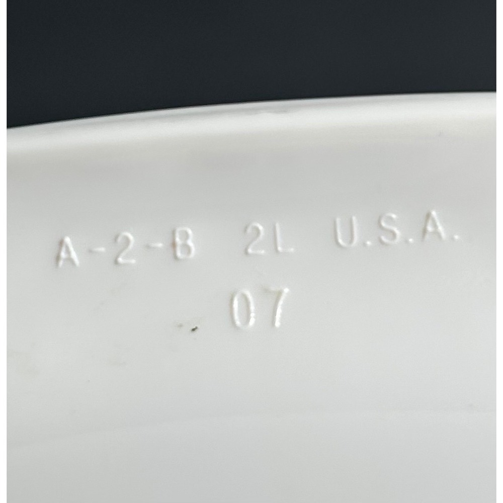 Corning Ware Pastel Bouquet A-2-B 2L Casserole Dish with Glass Lid Made in USA - Picture 8 of 12